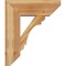 Ekena Millwork Olympic Slat Rough Sawn Bracket w/ Offset Brace, Western Red Cedar, 8"W x 22"D x 26"H BKT0806X22X26OLY06RWR - alternate 4